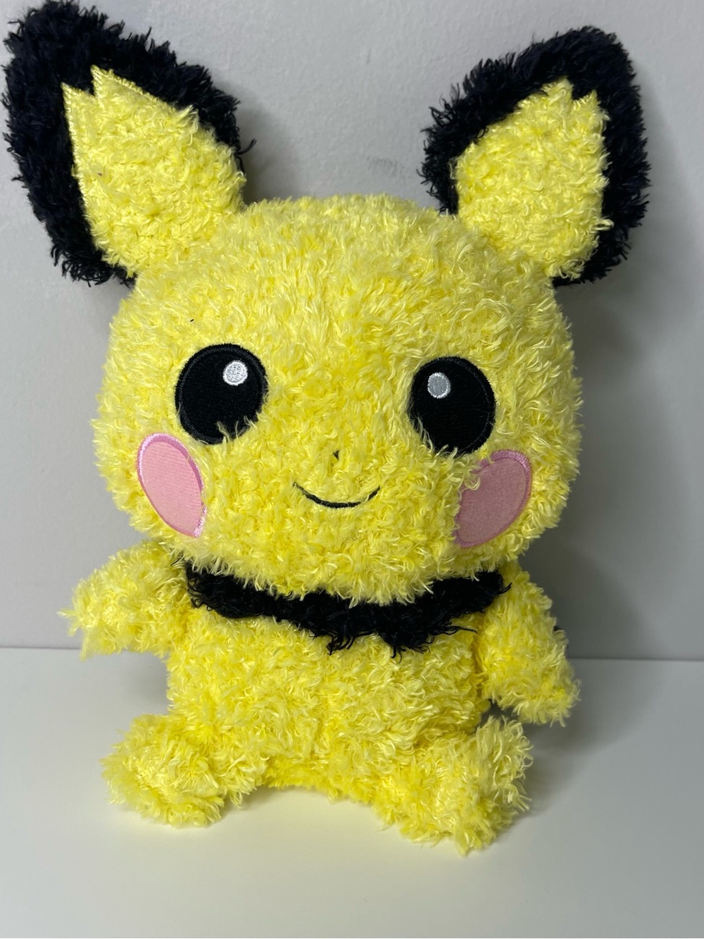 Sekiguchi Pokemon Mokomoko Pichu Plush Stuffed Animal Pocket Monsters